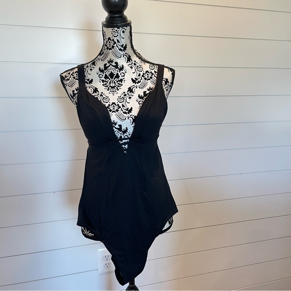 10. NWT Sunn Lab Swim one piece black bathing suit